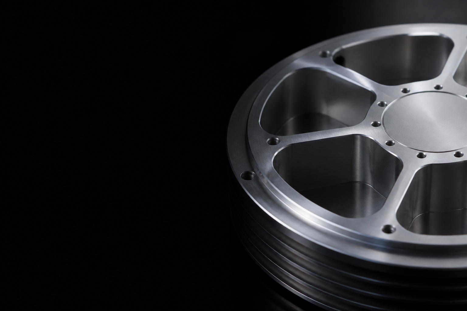 Flanged disk